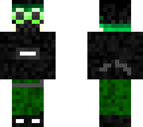 some cool green dude cosplaying georgenotfound