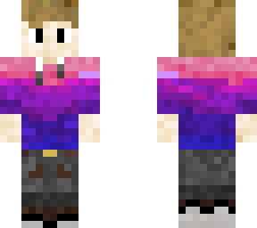 bi-pride slim male with cancer ribbon