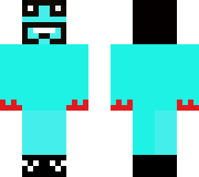 blue bald skin