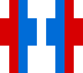 blue&red