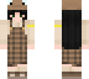 brown hat
