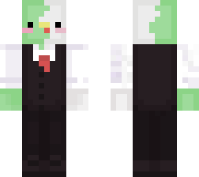 chicken/frog in a suit