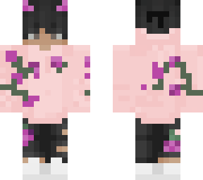 cool pink hoodie