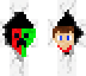 creeper and i in wall