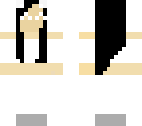 cute polar bear black hair girl <3