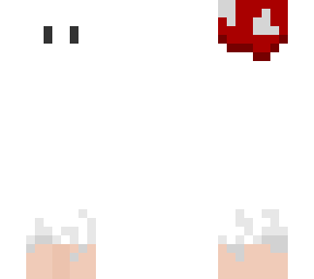 ghost with mushroom hat