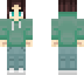 green hoodie (girl)