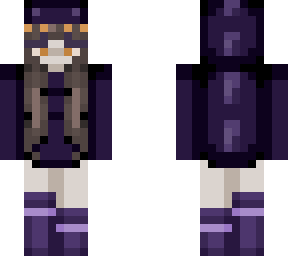 halloween purple dino girl