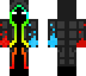 mysterious rainbow man