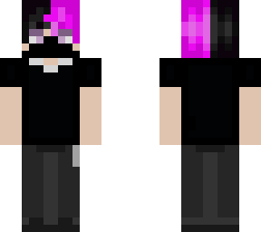 pink / black hair guy