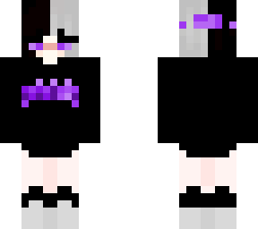 purple headband egirl