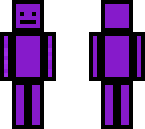 purple tetris cube guy