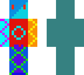 rainbow patterned skin