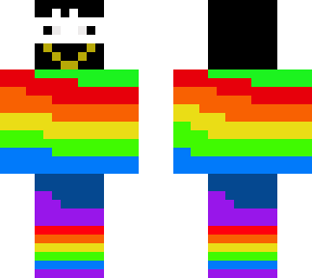 Rainbow skin remake | Minecraft Skin