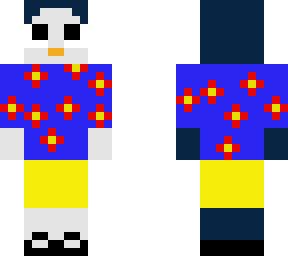 summer penguin on holiday