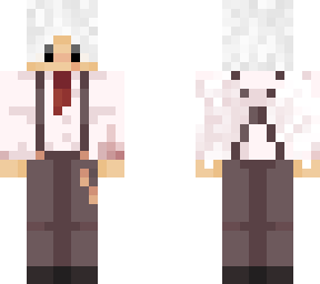White hair boy | Minecraft Skin