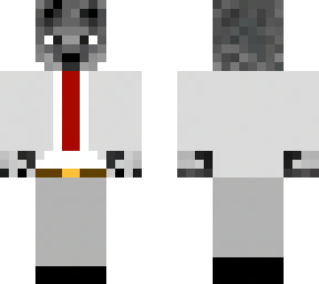 wolf in a white tuxedo