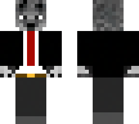 wolf in tuxedo