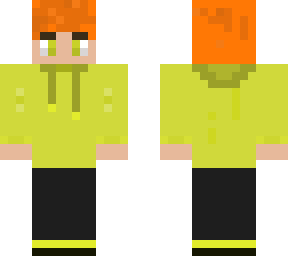 yellow hoddie mask
