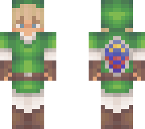 zelda link green tunic ocarina of time