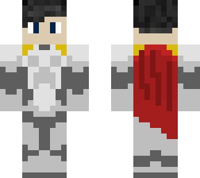 armoured black haired male