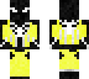 black and yellow spider-man