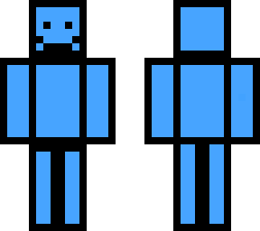 cartoony blue smiley
