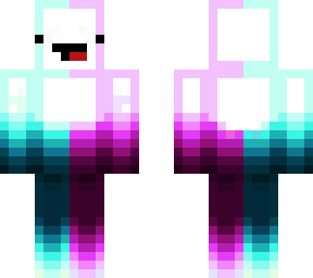 colored blue and purple