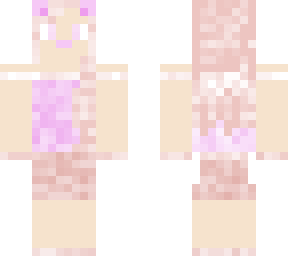 cute pink hair bear