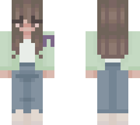 frog girl with cancer support ribbon
