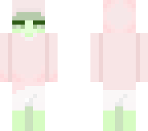 frog in a axolotl hoodies (male)