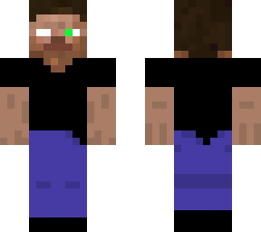 half me/ half herobrine