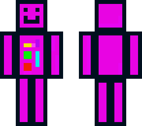 helpful pink robot