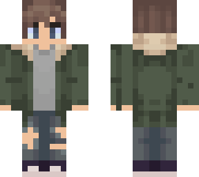 maky in jacket and jeans