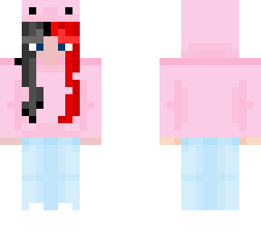 me in axolotl hoodie