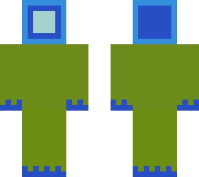 mysterious blue guy