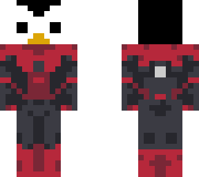 penguin with spider outfit