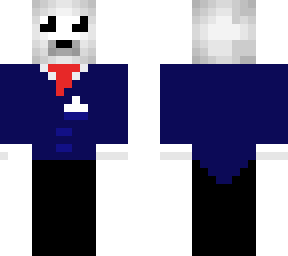 perry da polar bear in a suit