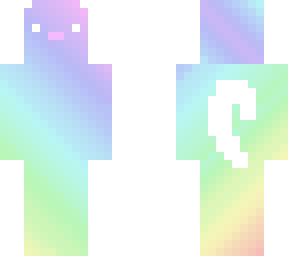 rainbow flat eared white cat