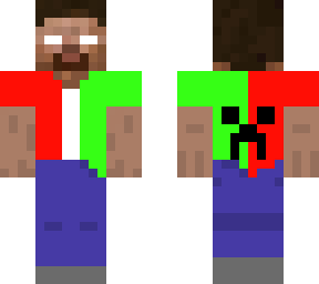 red and lime green t-shirt herobrin
