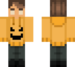 that brown haired boy but make it halloween