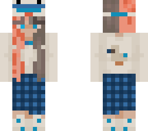 blue chicken girl