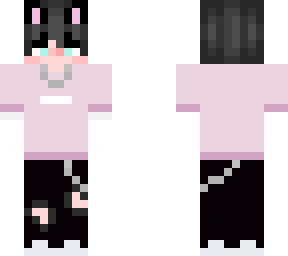 catboy with pink shirt
