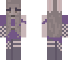 cute bunny ears with fish net purple
