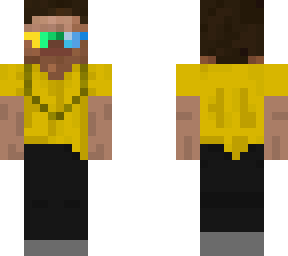 drip yellow steve (with chain)