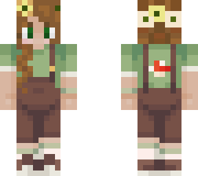 geminitay's hermitcraft skin with brown hair {mistake fixed}
