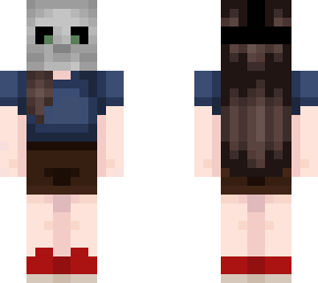 girl in skull