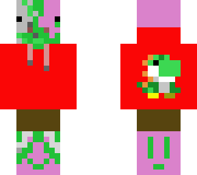 pigman in a yoshi hoodie