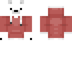polar bear in hoodie