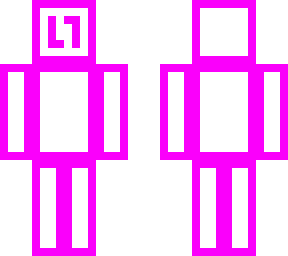 purple cartoony character